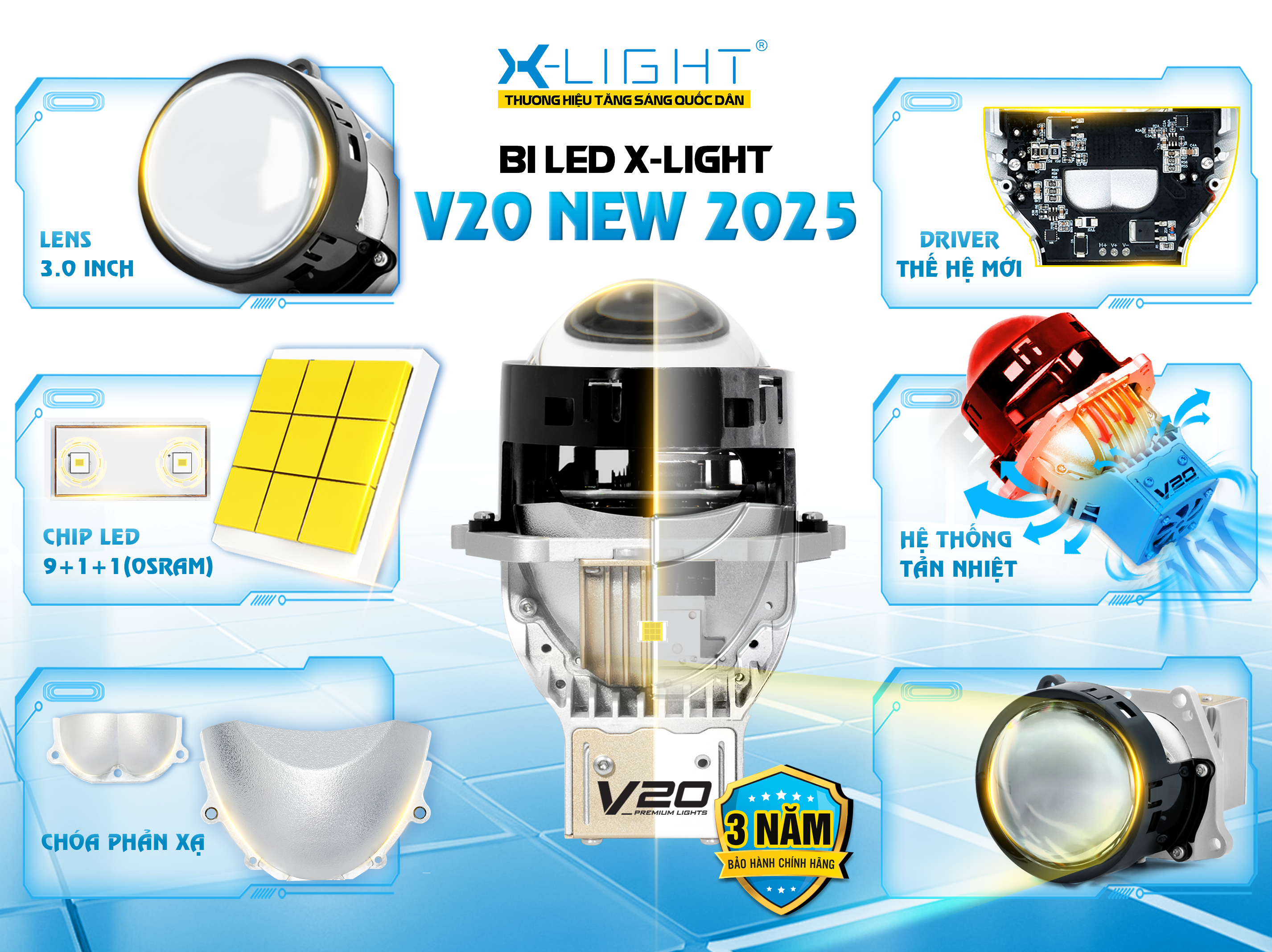 BI LED X-LIGHT V20 - NEW 2025